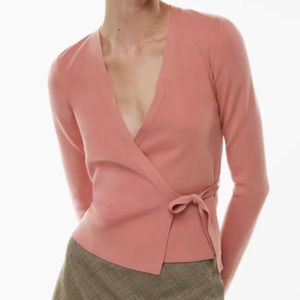 Aritzia pink long sleeve Wilfred Vivian
